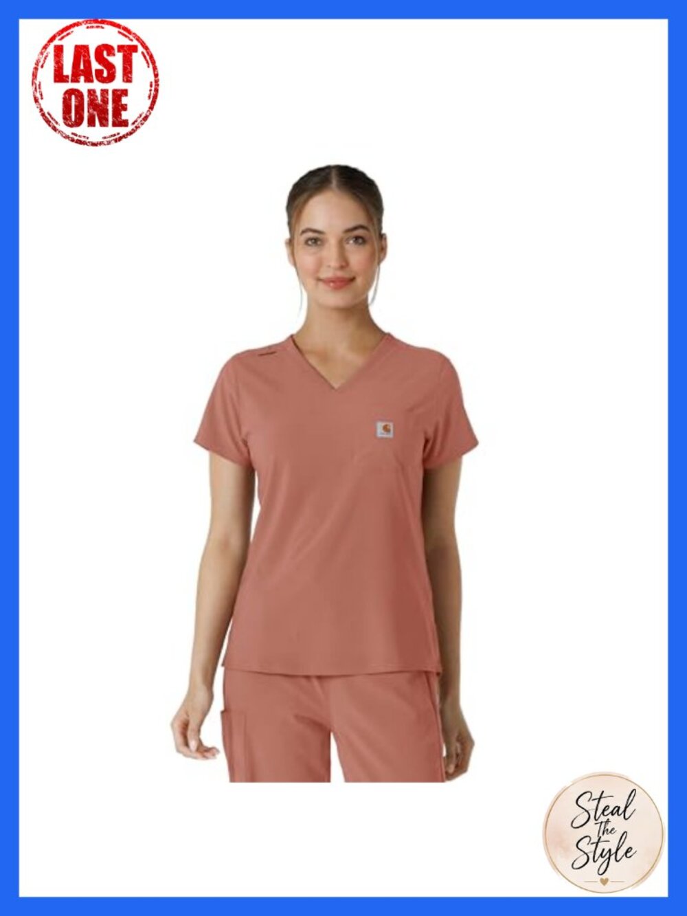 Carhartt Force Cross-Flex Women's Tuck-in Scrub Top - Medical Uniform